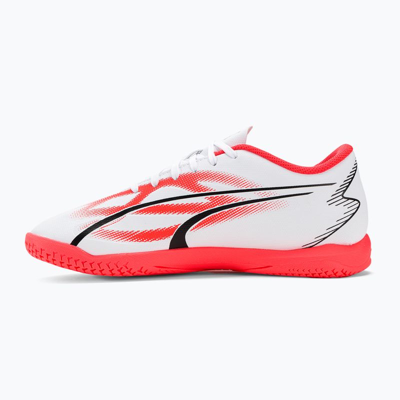 Dětské kopačky PUMA Ultra Play IT Jr puma white/puma black/fire orchid 10