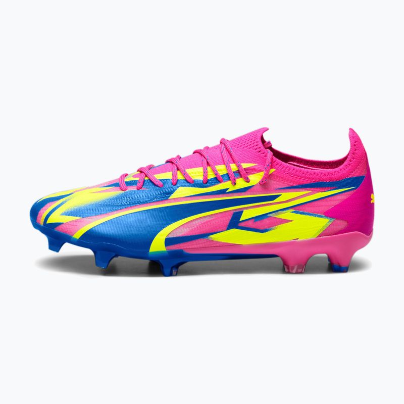 Pánské fotbalové boty PUMA Ultra Ultimate Energy FG/AG luminous pink/ultra blue/yellow alert 11
