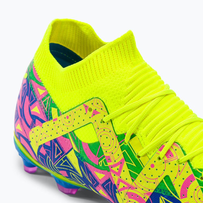 PUMA Future Match Energy FG/AG pánské kopačky ultra blue/yellow alert/luminous pink 8