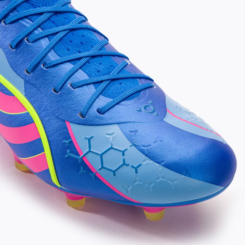 PUMA King Ultimate Energy FG/AG pánské kopačky ultra blue/luminous pink/luminous blue 7