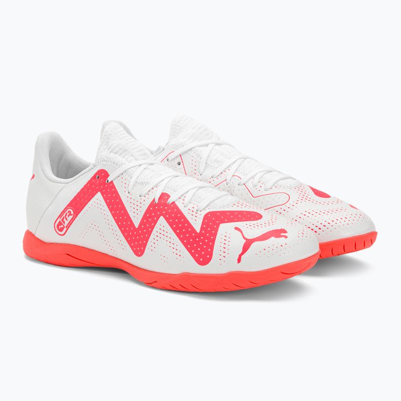 PUMA Future Play IT pánské kopačky puma white/fire orchid 6