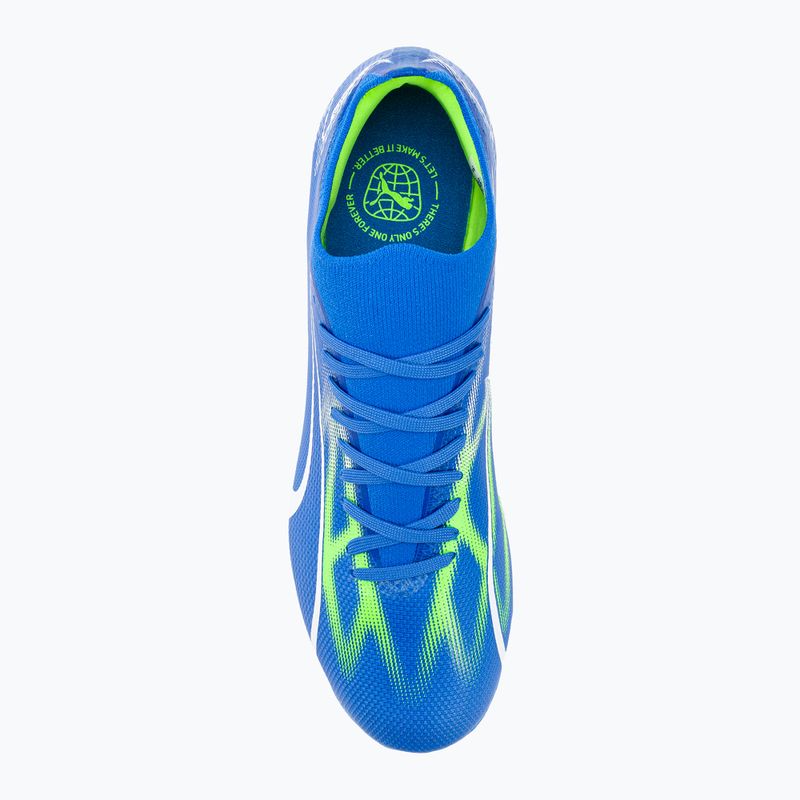 PUMA Ultra Match FG/AG pánské kopačky ultra blue/puma white/pro green 6