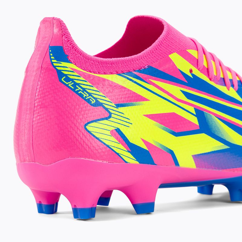 Pánské kopačky PUMA Ultra Match Energy FG/AG luminous pink/yellow alert/ultra blue 9