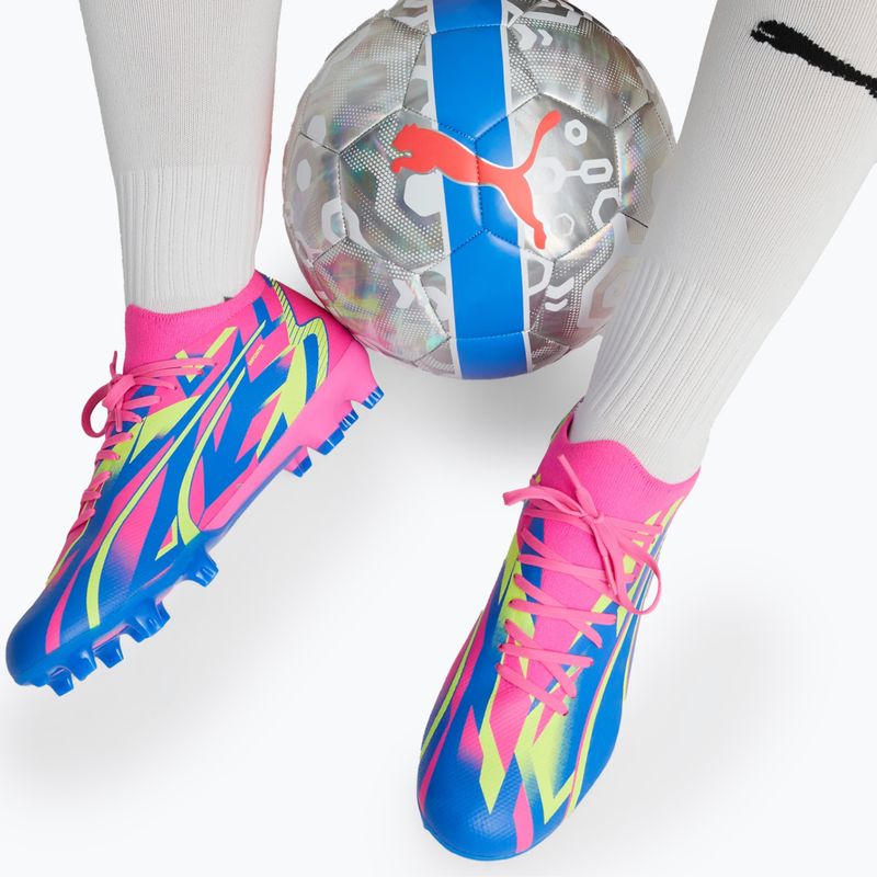 Pánské kopačky PUMA Ultra Match Energy FG/AG luminous pink/yellow alert/ultra blue 18