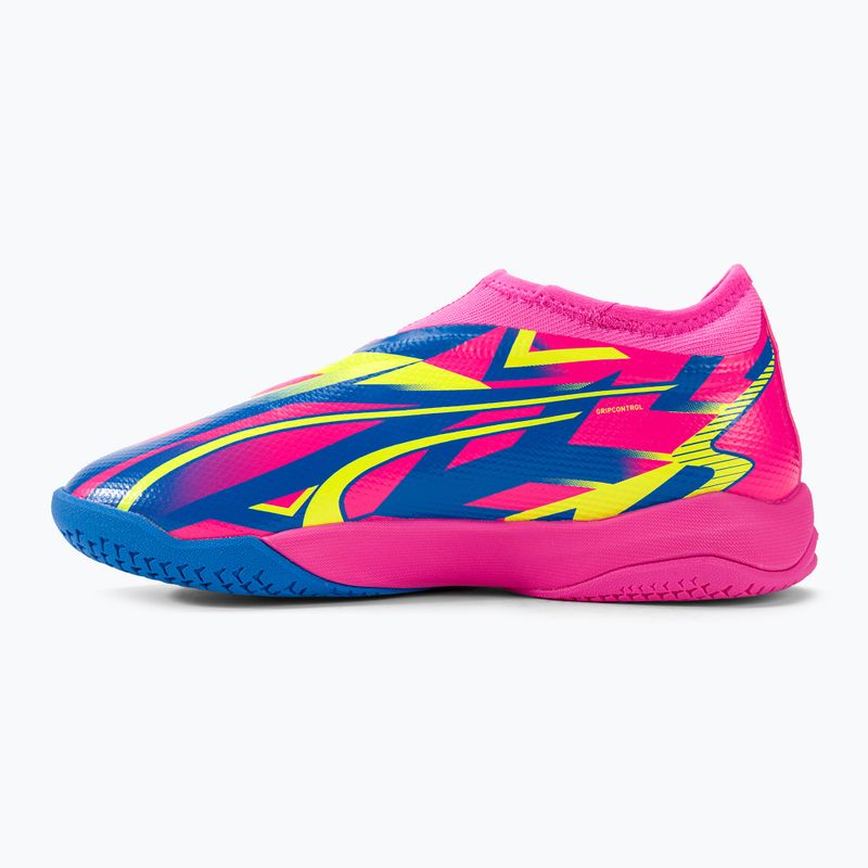 Dětské kopačky PUMA Ultra Match LL Energy IT+Mid Jr luminous pink/ultra blue/yellow alert 10