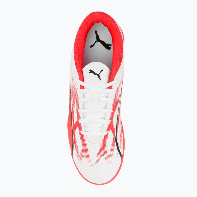 Dětské kopačky PUMA Ultra Play TT Jr puma white/puma black/fire orchid 6