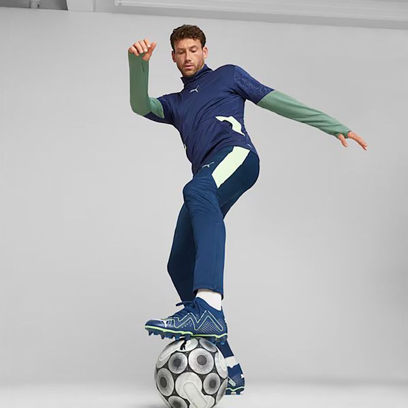PUMA Future Match FG/AG pánské kopačky persian blue/puma white/pro green 3