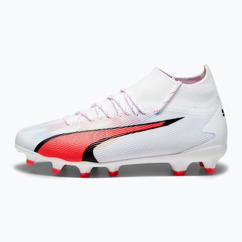 Dětské kopačky PUMA Ultra Pro FG/AG Jr puma white/puma black/fire orchid 11