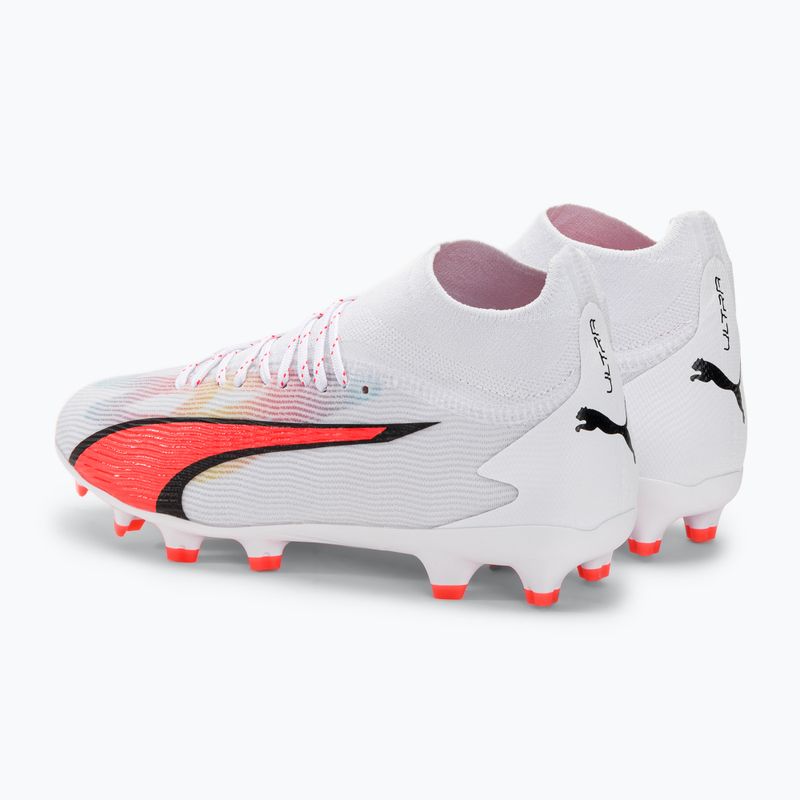 Dětské kopačky PUMA Ultra Pro FG/AG Jr puma white/puma black/fire orchid 3