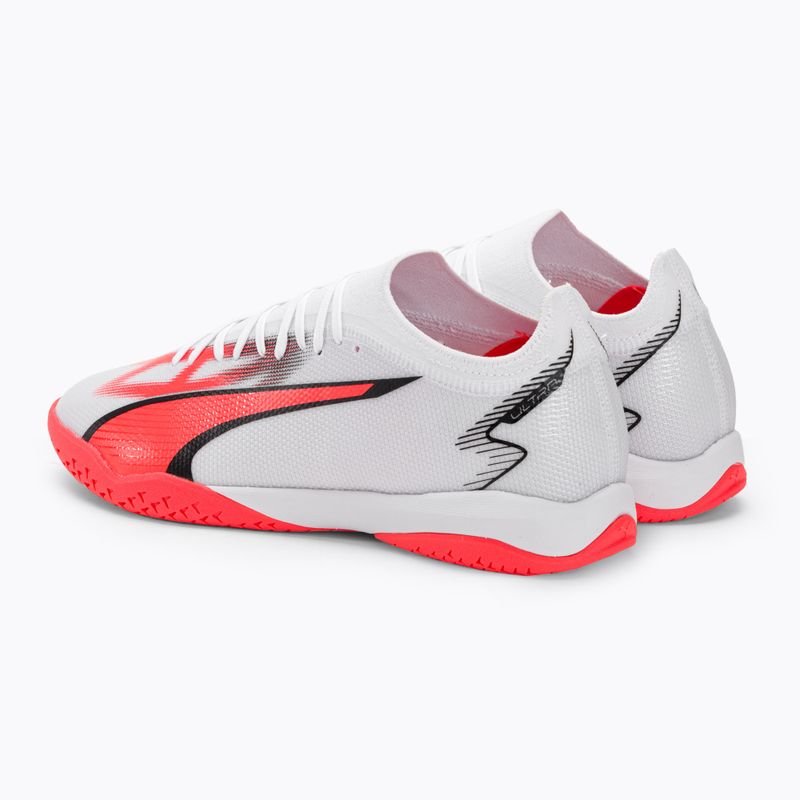 Pánské kopačky PUMA Ultra Match IT puma white/puma black/fire orchid 3