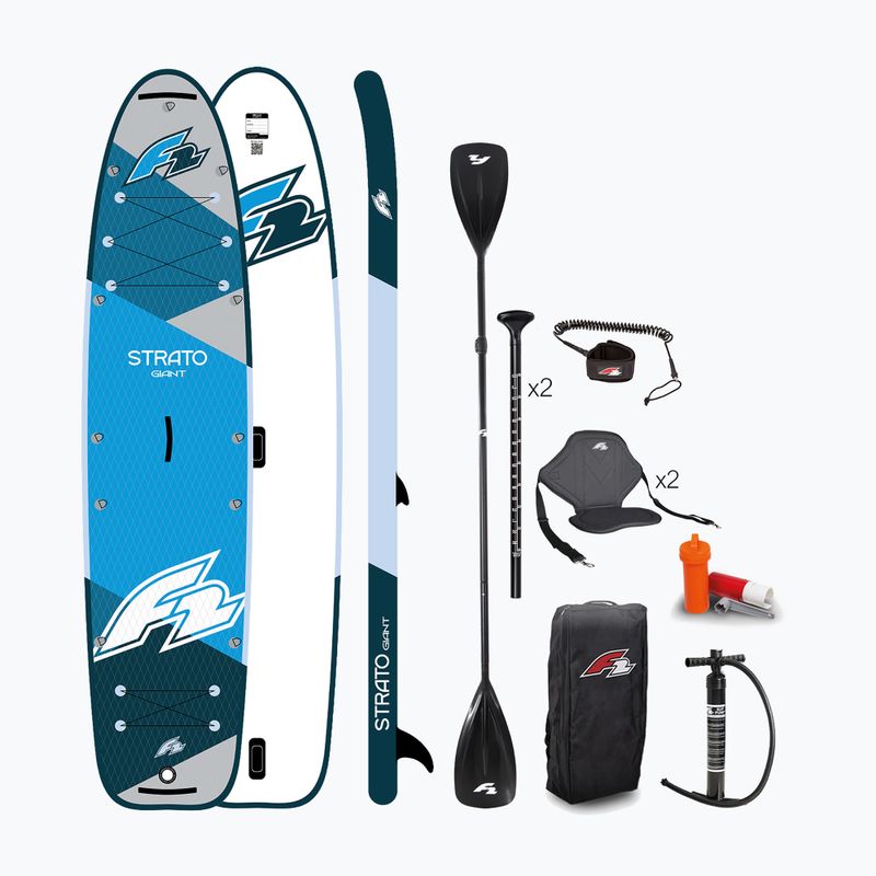 SUP prkno F2 Strato Giant 12'8" Minicombo blue