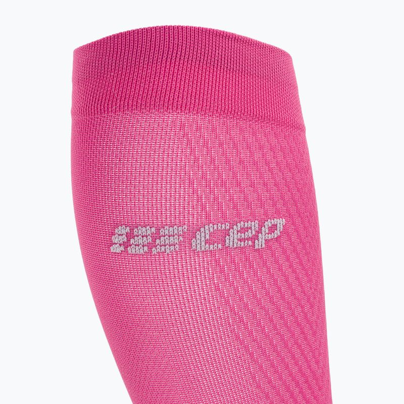 Dámské kompresní běžecké ponožky  CEP Ultralight pink/dark red 3