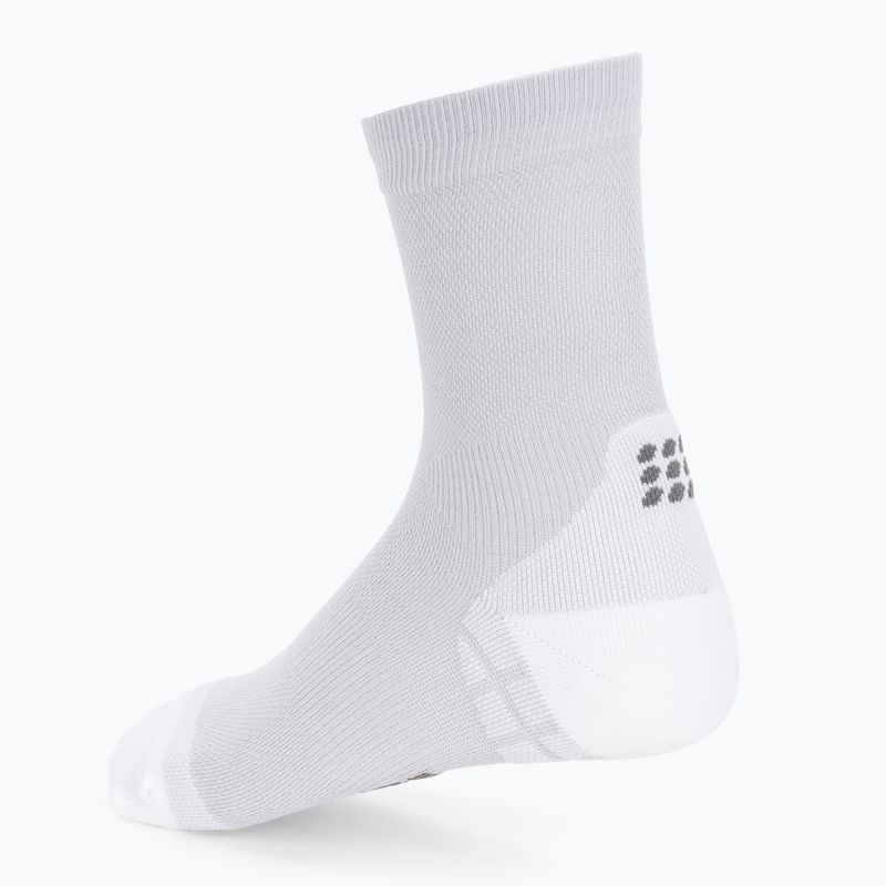 Pánské kompresní běžecké ponožky   CEP Ultralight Short carbon white 5