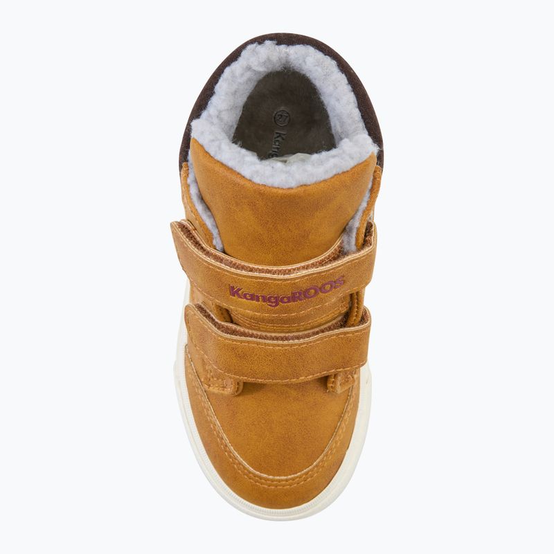 Dětské boty KangaROOS KaVu Primo V tan yellow / rouge 5