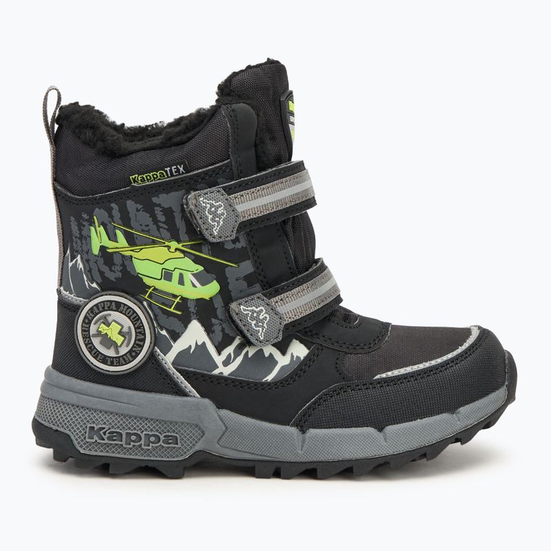 Dětské sněhule Kappa Mountres Tex black/lime 2