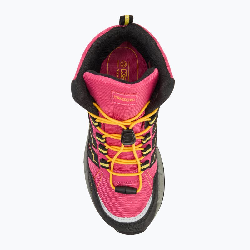Dětské boty  Kappa Boxford Mid Tex pink/yellow  5