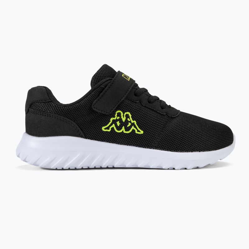 Dětské sandály Kappa Tulasa black/lime 2