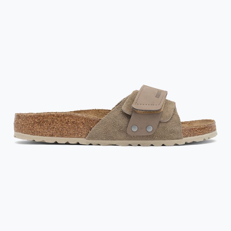 Dámské nazouváky BIRKENSTOCK Oita W LENB/LEVE Narrow taupe 2