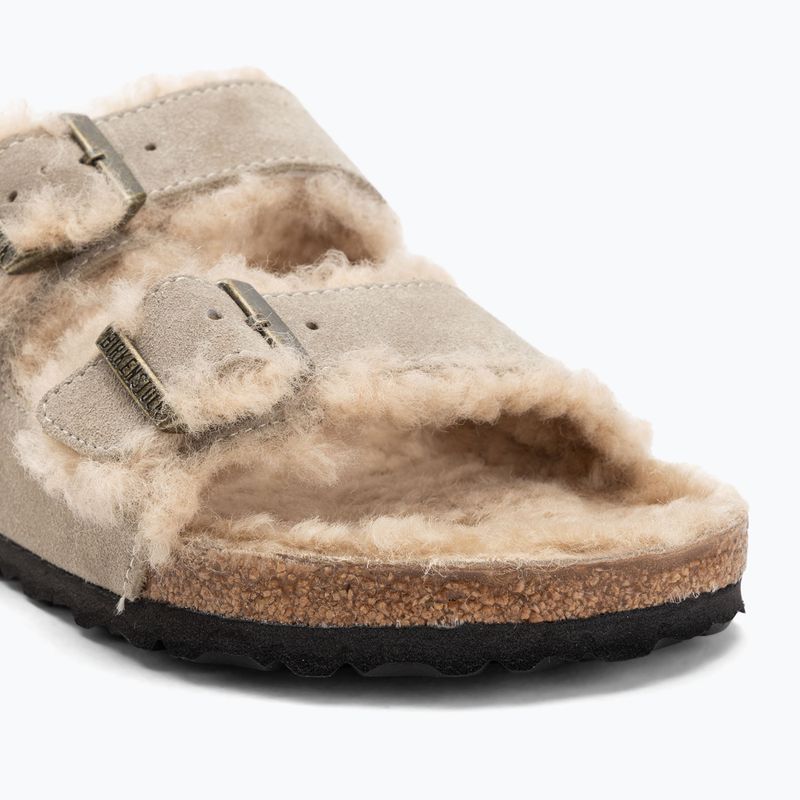 Nazouváky BIRKENSTOCK Arizona Shearling SL Regular taupe 7