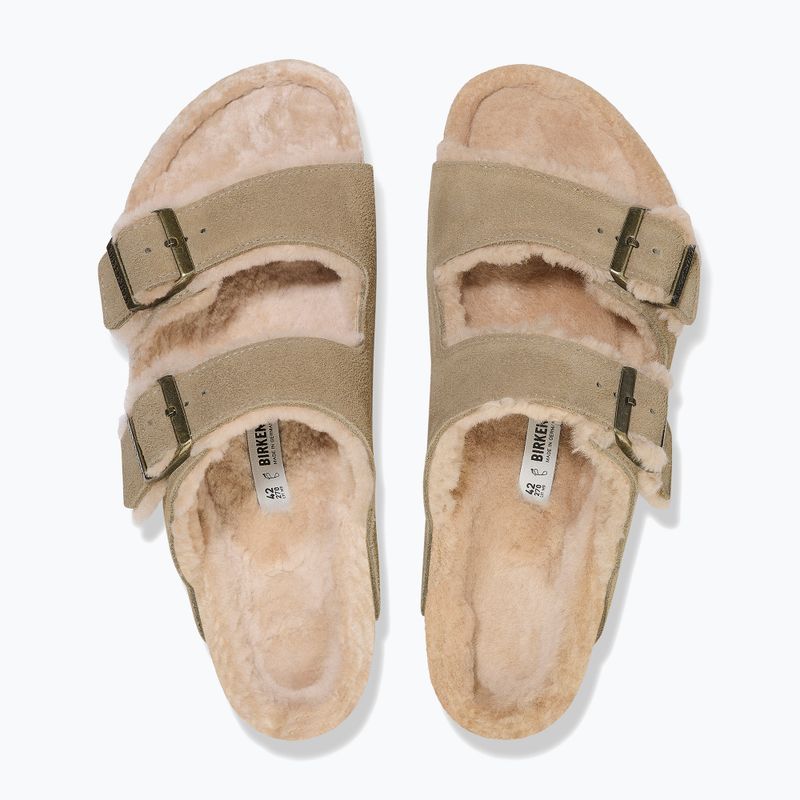 Nazouváky BIRKENSTOCK Arizona Shearling SL Regular taupe 10