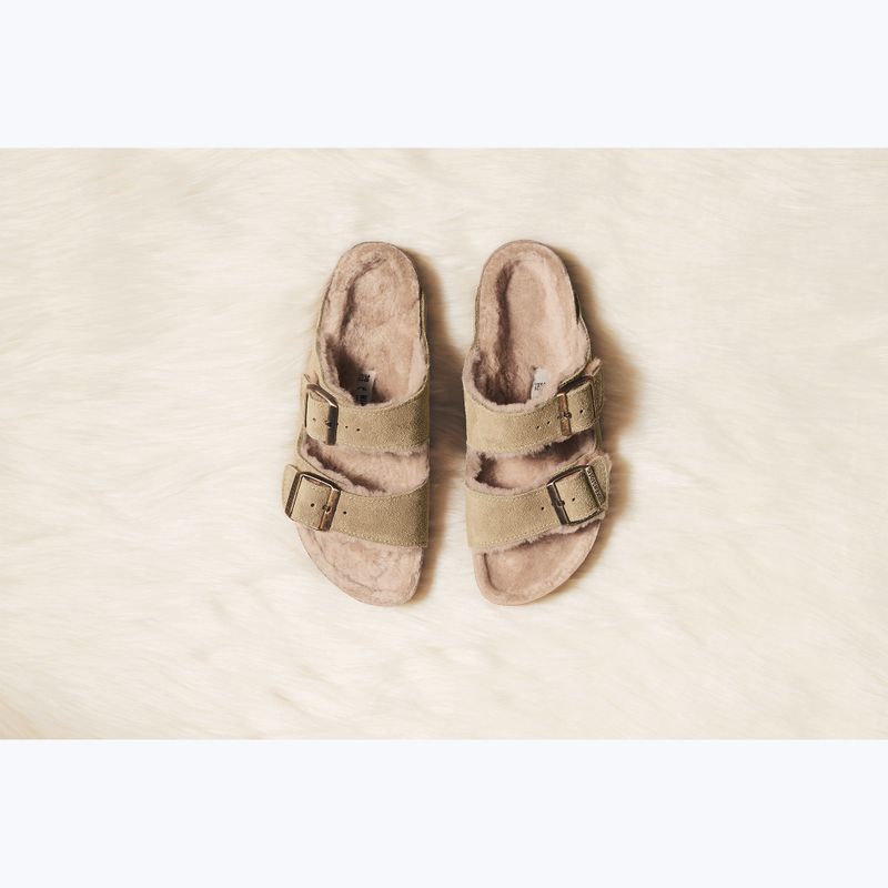 Nazouváky BIRKENSTOCK Arizona Shearling SL Regular taupe 12