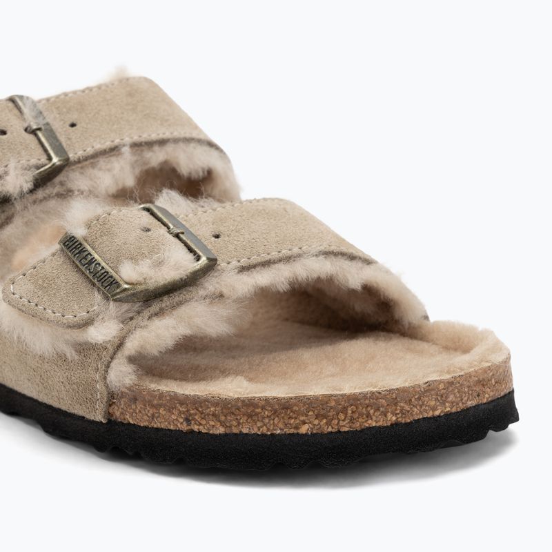 Nazouváky BIRKENSTOCK Arizona Shearling SL Narrow taupe 7