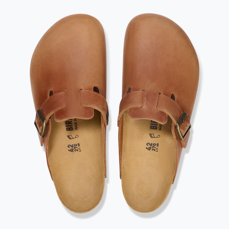 Nazouváky BIRKENSTOCK Boston LEOI Narrow cognac 3