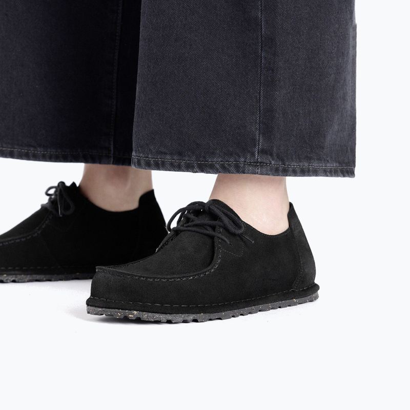 Boty BIRKENSTOCK Utti Lace Suede Leather Regular black 9