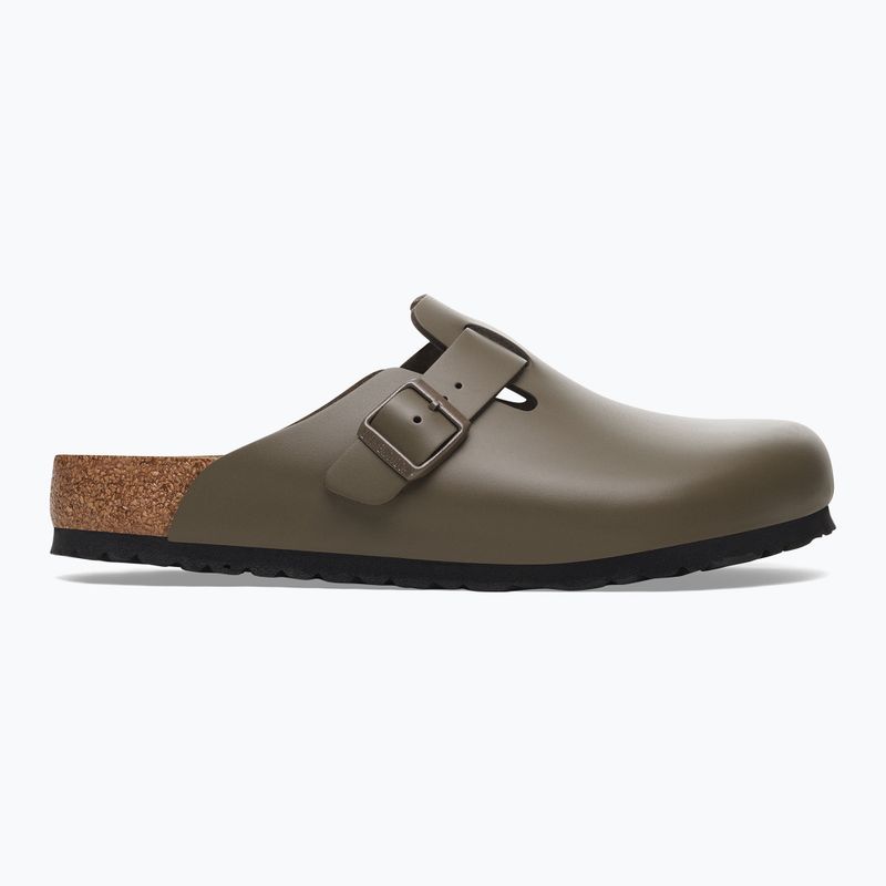 Nazouváky  BIRKENSTOCK Boston NL Regular smooth leather concrete gray 2
