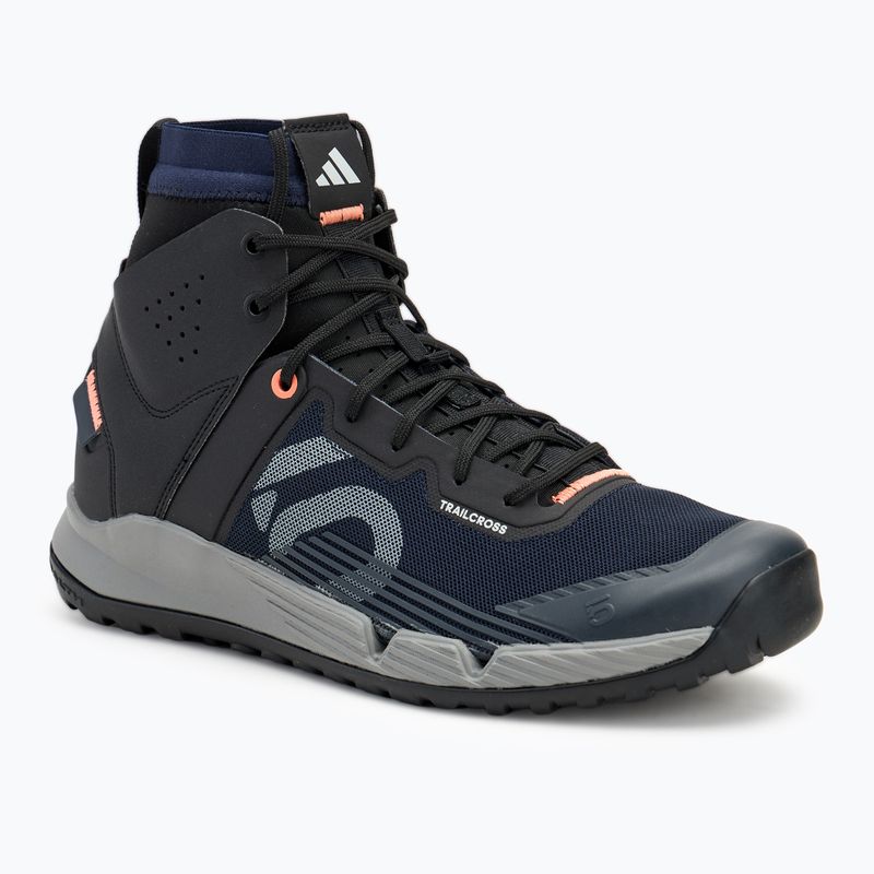Pánské cyklistické tretry  Adidas FIVE TEN Trailcross Mid Pro legend ink/grey three/coral fusion