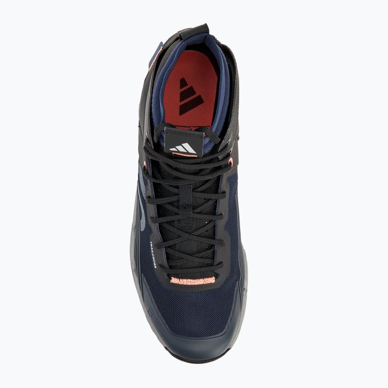 Pánské cyklistické tretry  Adidas FIVE TEN Trailcross Mid Pro legend ink/grey three/coral fusion 5