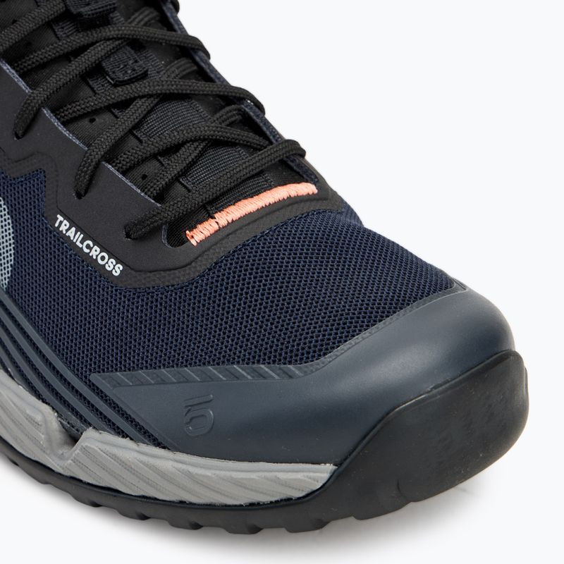 Pánské cyklistické tretry  Adidas FIVE TEN Trailcross Mid Pro legend ink/grey three/coral fusion 7