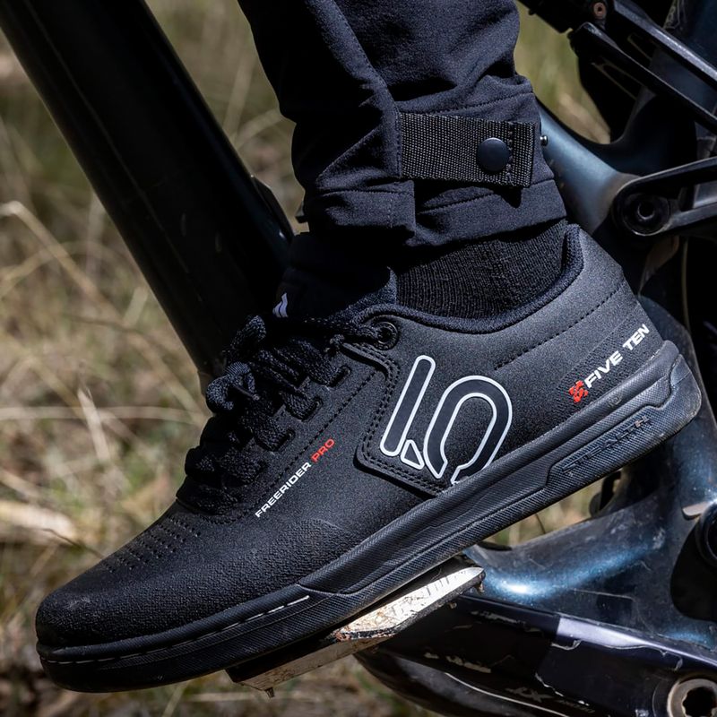Pánské cyklistické boty Adidas FIVE TEN Freerider Pro core black/cloud white/cloud white platform 8