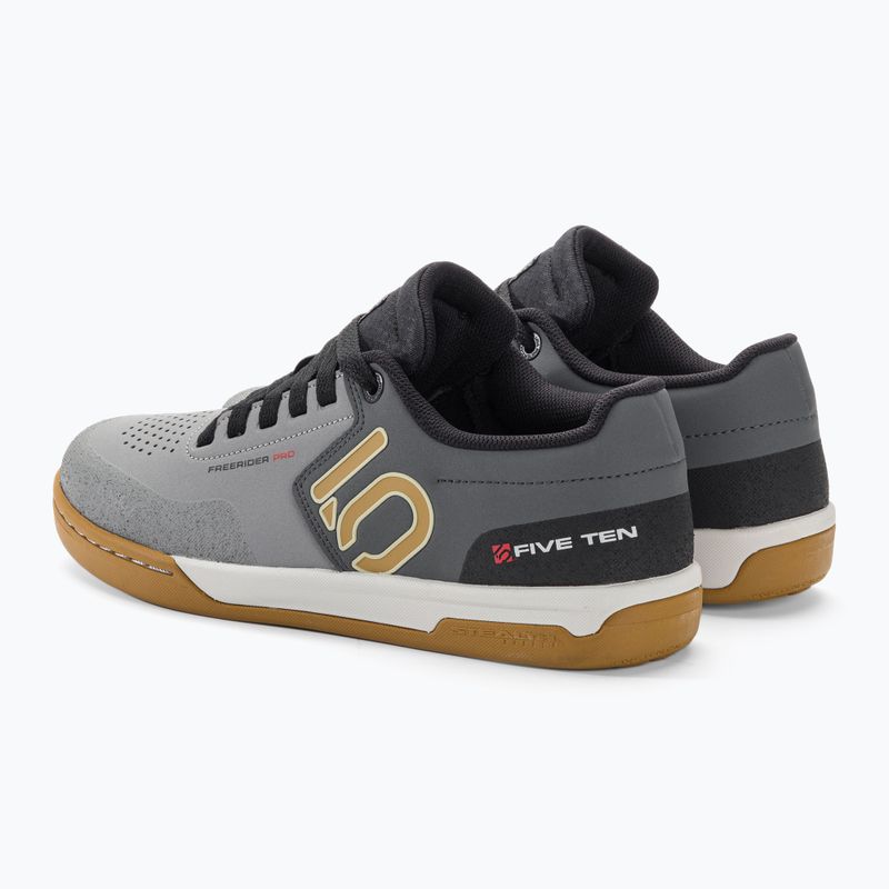 Pánská cyklistická obuv na platformě adidas FIVE TEN Freerider Pro grey three/bronze strata/core black 4