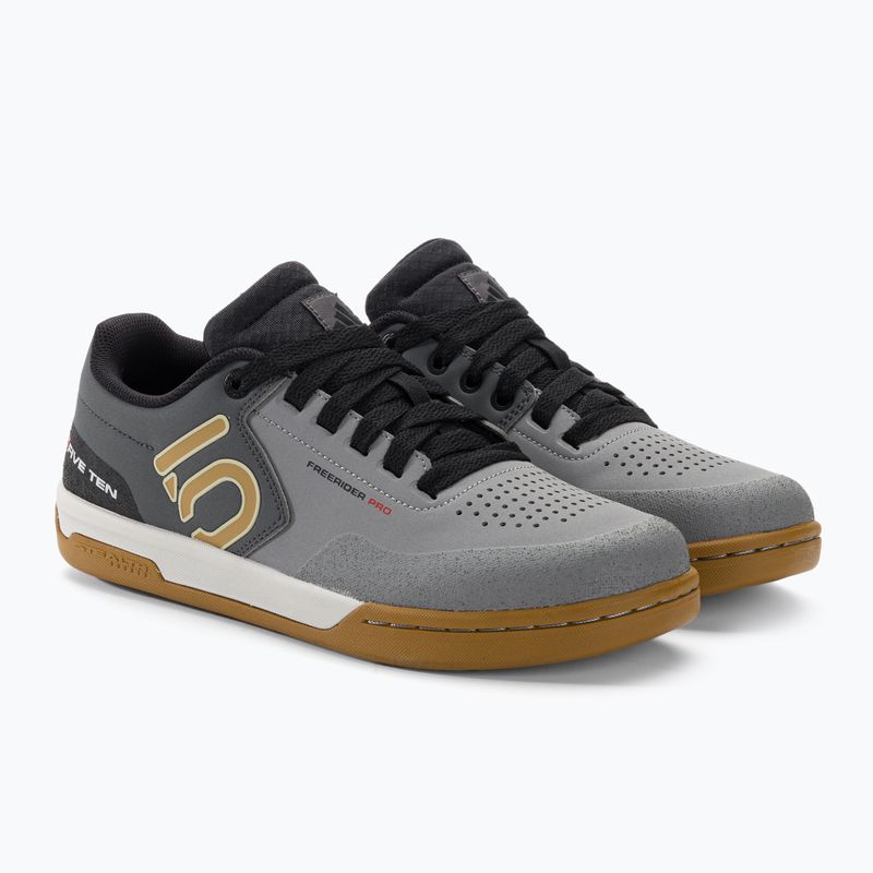 Pánská cyklistická obuv na platformě adidas FIVE TEN Freerider Pro grey three/bronze strata/core black 5