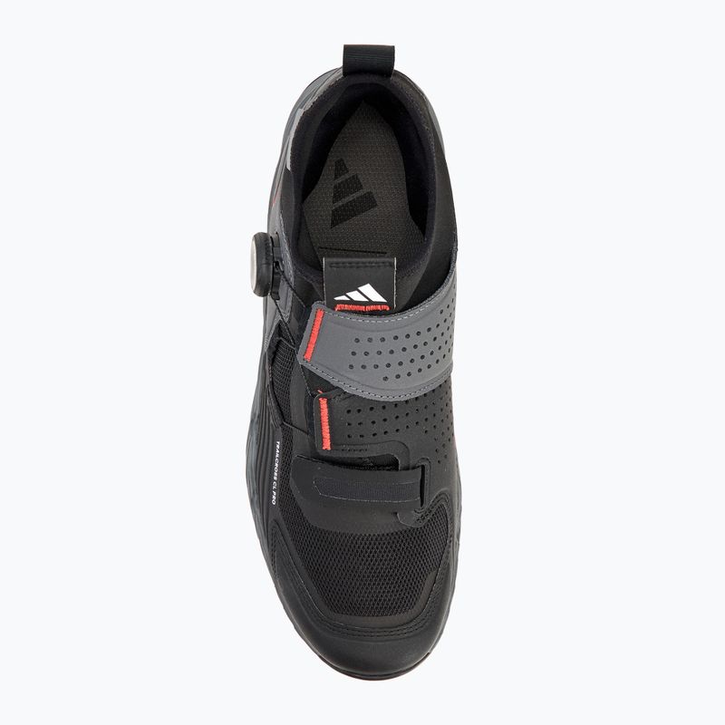 Pánské cyklistické tretry  MTB Adidas FIVE TEN Trailcross Pro Clip-In grey five / core black / red 5
