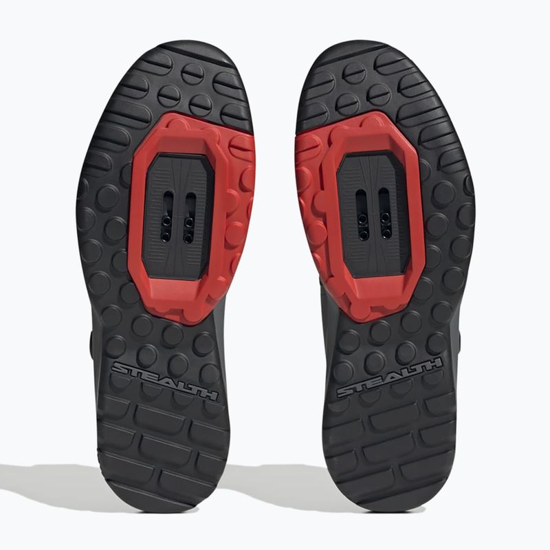 Pánské cyklistické tretry  MTB Adidas FIVE TEN Trailcross Pro Clip-In grey five / core black / red 8