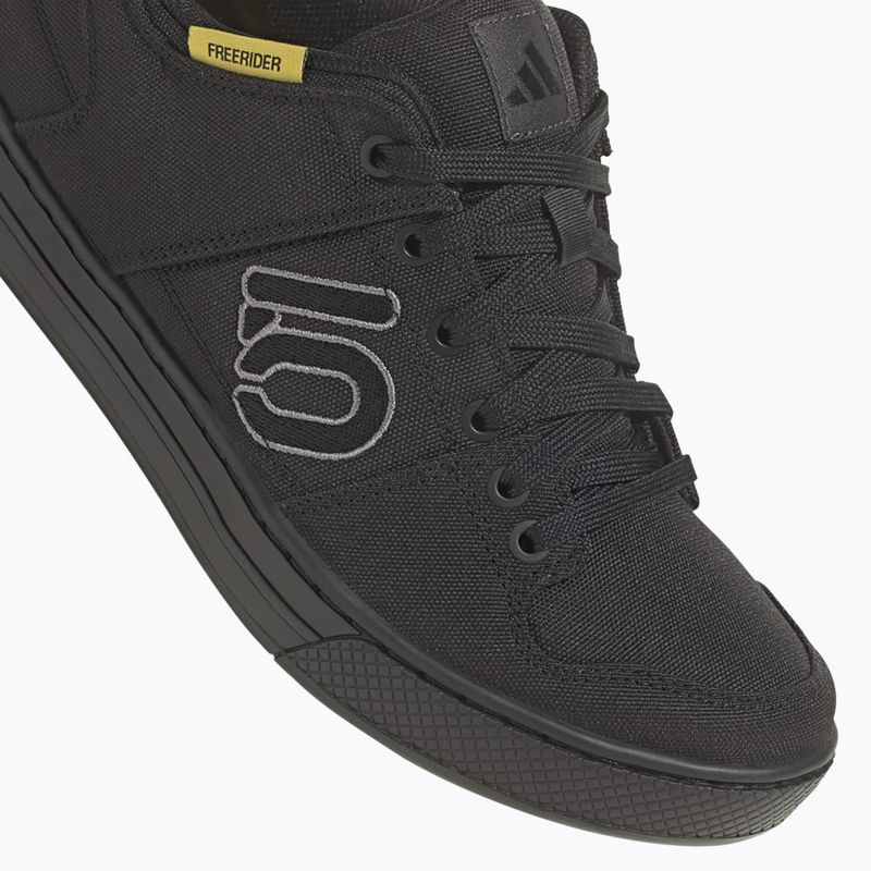 Pánská cyklistická obuv na platformě adidas FIVE TEN Freerider Canvas core black/dgh solid grey/grey five 12