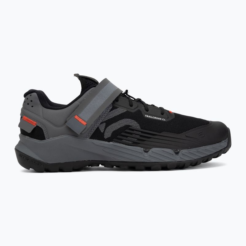 Cyklistické boty MTB pánské adidas FIVE TEN Trailcross Clip In core black/grey three/red 2