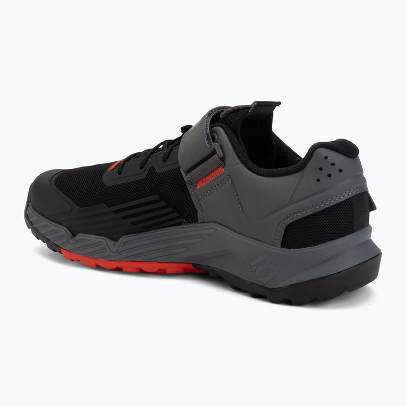Cyklistické boty MTB pánské adidas FIVE TEN Trailcross Clip In core black/grey three/red 3