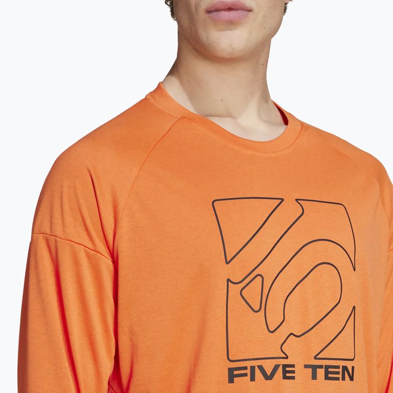 Cyklistický dres Adidas FIVE TEN Long Sleeve Jersey semi impact orange 5