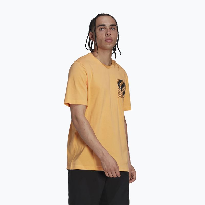 Pánské tričko adidas FIVE TEN Brand Of The Brave Tee hazy orange 3