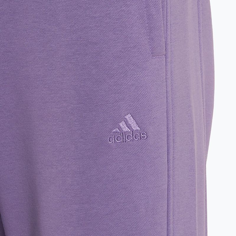 Dámské kalhoty Adidas All SZN Fleece violet fusion 3