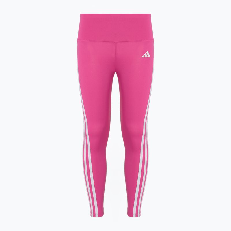 Dětské legíny adidas Essentials Aerorady 3-Stripes High Waisted semi lucid fuchsia/white