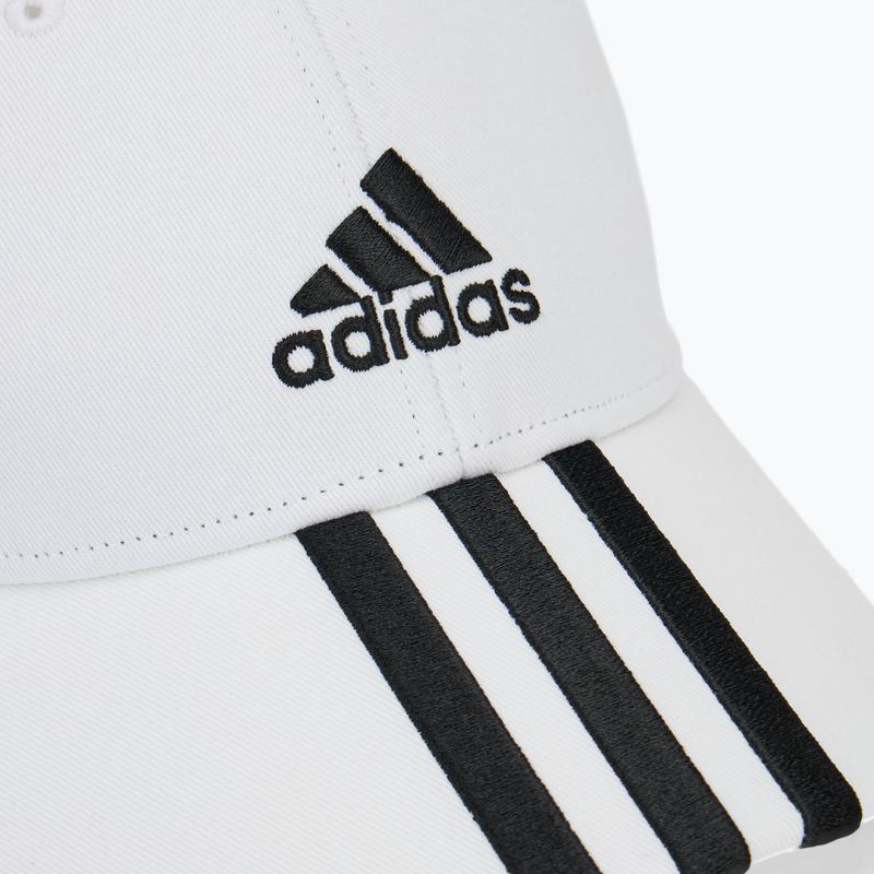 Kšiltovka  adidas Baseball 3-Stripes Cotton Twill white/ black 3