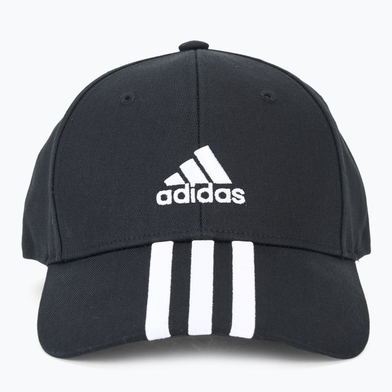 Kšiltovka  adidas Baseball 3-Stripes Cotton Twill black/ white 2