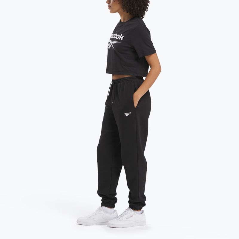 Dámské tričko Reebok Identity Big Logo Crop Tee black 2