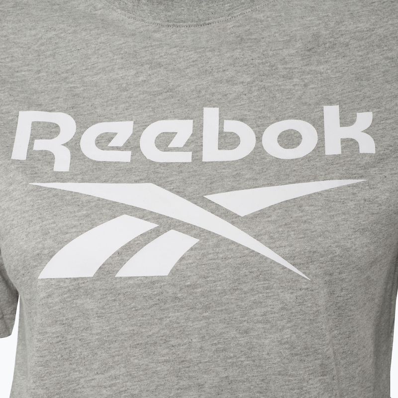 Dámské tričko Reebok Identity Big Logo Crop Tee medium grey heather 3