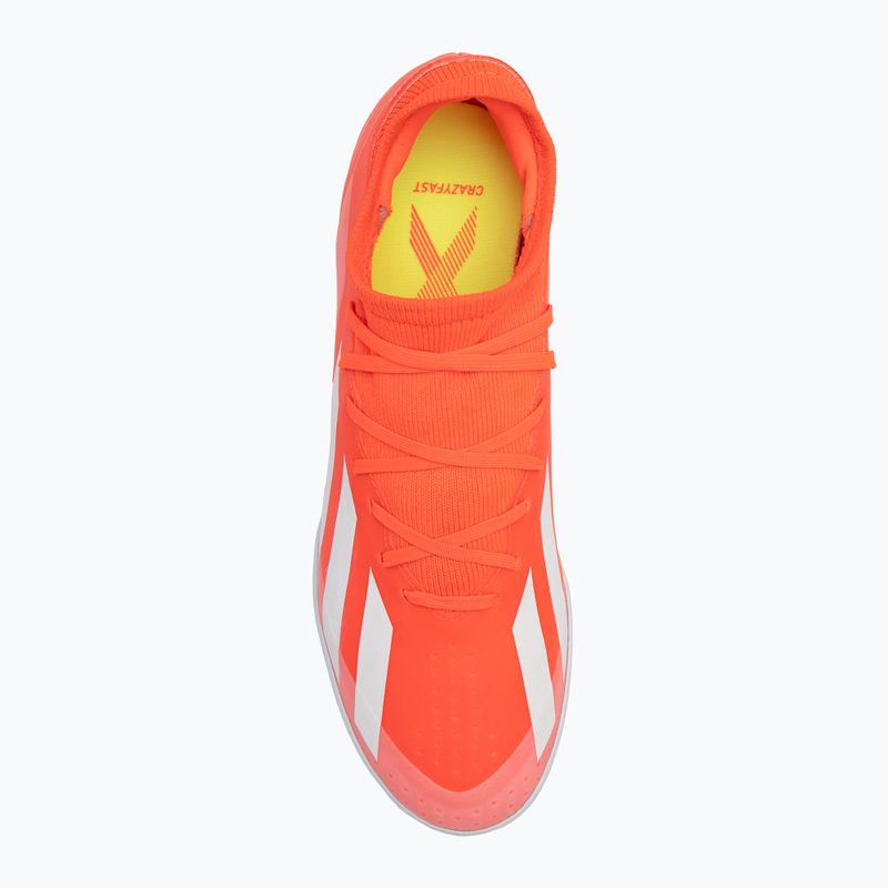 Pánské kopačky adidas X Crazyfast League TF solar red/cloud white/team solar yellow 4