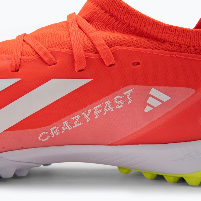 Pánské kopačky adidas X Crazyfast League TF solar red/cloud white/team solar yellow 8